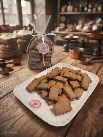 Biscotti integrali artigianali da inzuppo
